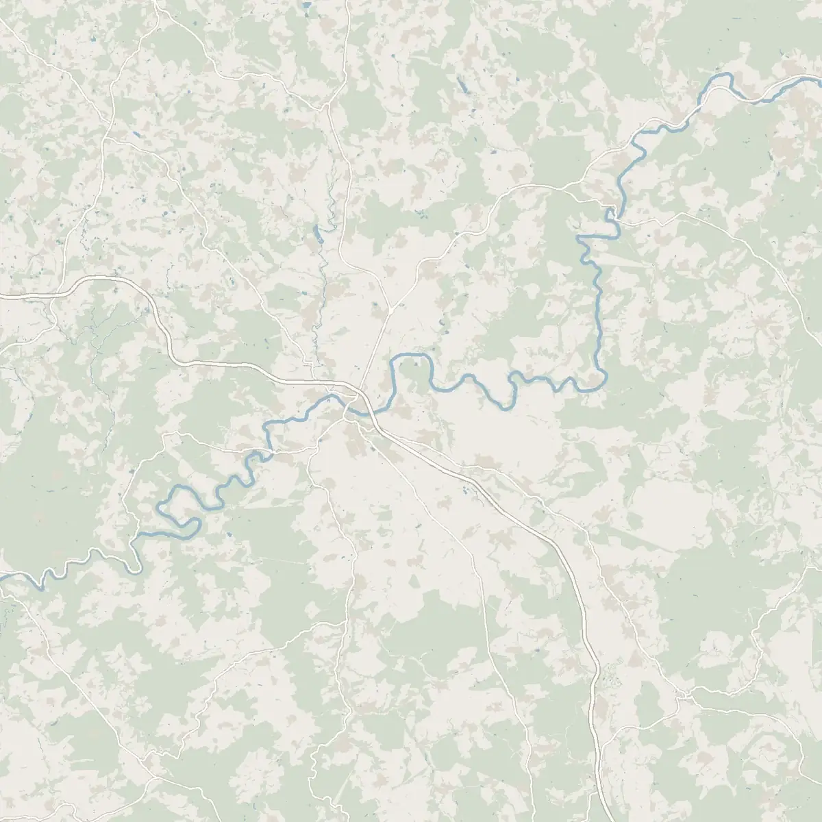 Karte des Liefergebiets rund um den Hof in Runkel mit Limburg, Diez, Weilburg und Bad Camberg